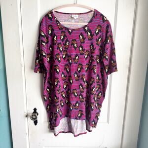 LuLaRoe Disney Scar Character Lion King Short Sleeve Irma T-Shirt Top Size Small